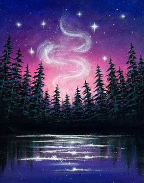 Nightfall Reverie - Paint and sip event at Boston Pizza Ancaster in Ancaster , ON - PaintNite.com