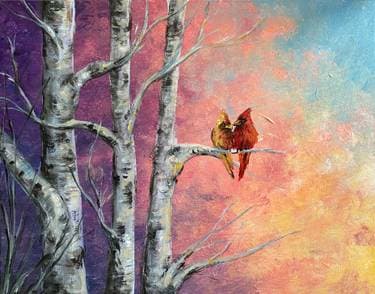 Cardinal Love at Sunset with Melody Gillespie