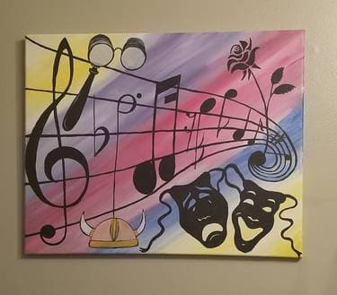 Night at the Opera - Paint and sip event at Normal First Methodist Church in Normal, IL - PaintNite.com