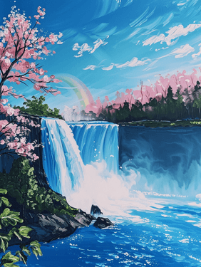 Niagara in Bloom — Painting