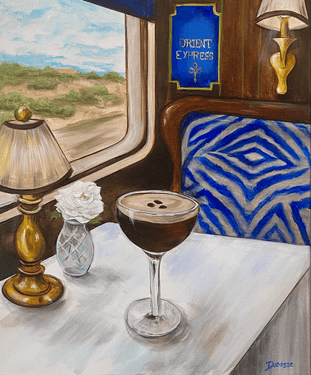 Orient Express / Paris to Venice — Painting