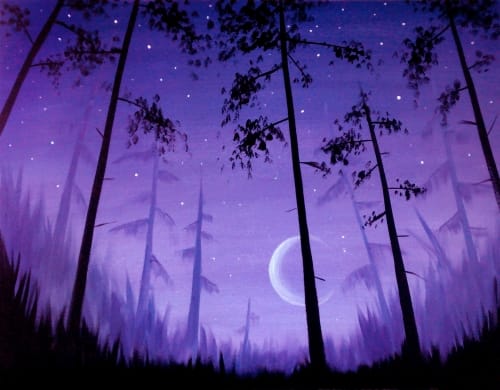 Forest Moonrise