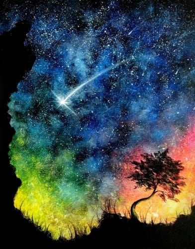 Starry Desert Night II