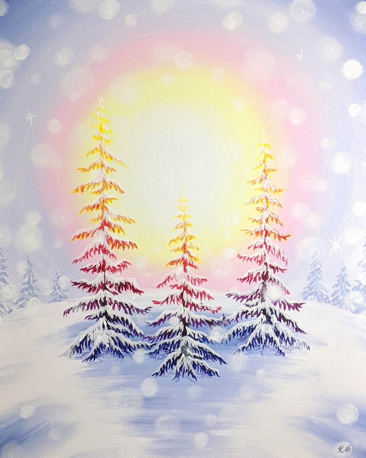 Radiant Winter Dawn