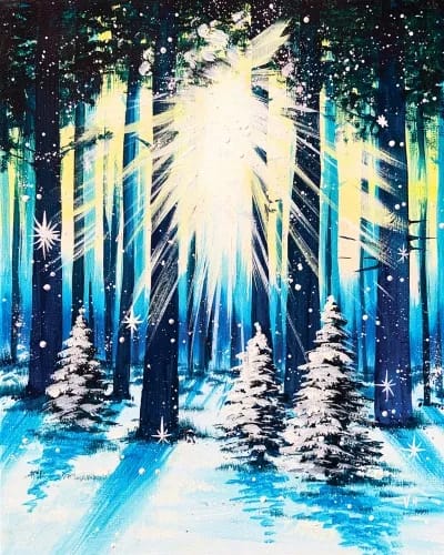 Winter Forest Glow