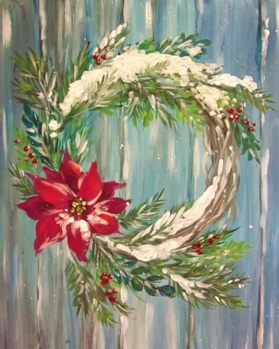 Snowy Winter Wreath