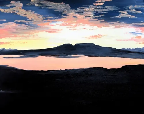 Alaska Series: Sleeping Lady Sunset