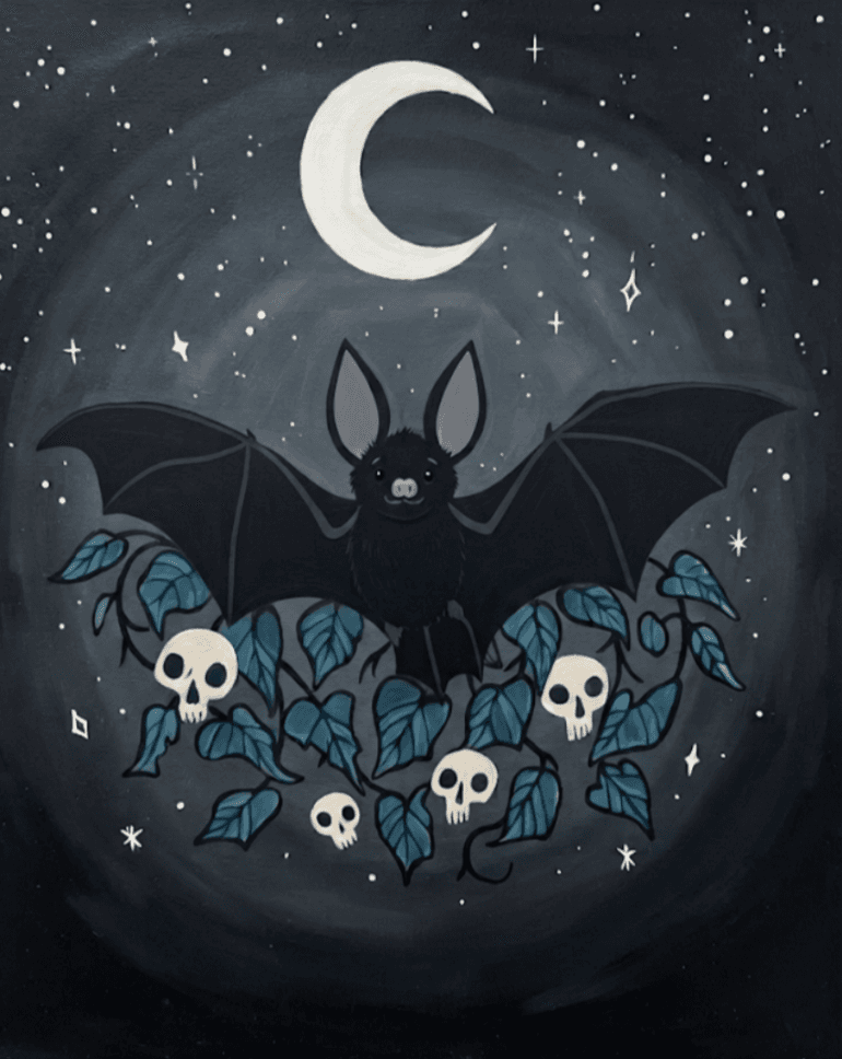 Moonlit Bat