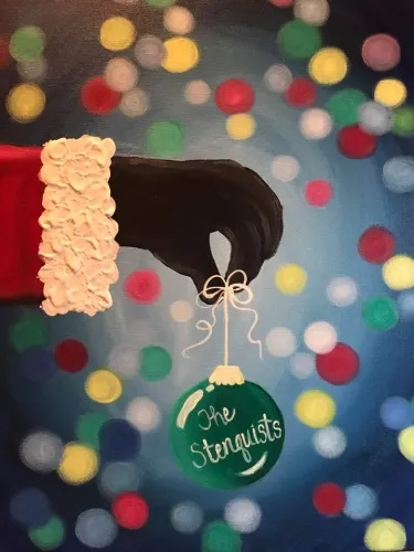 Santa And The Twinkling Lights