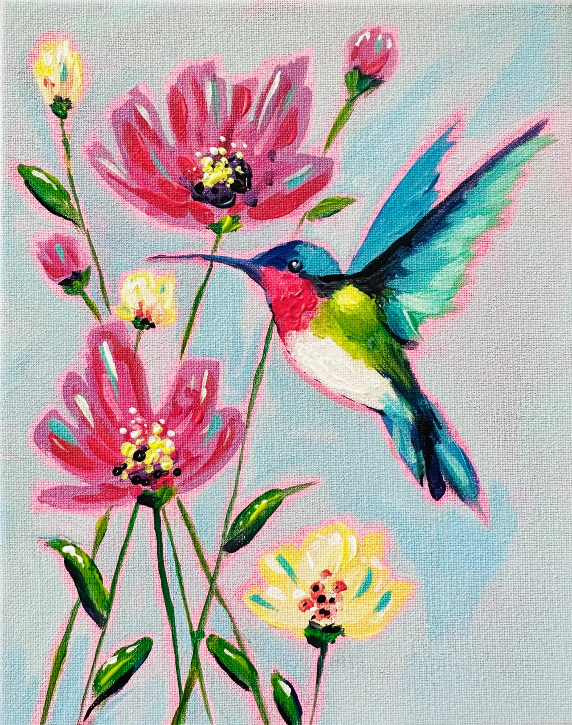 Hummingbird Floral