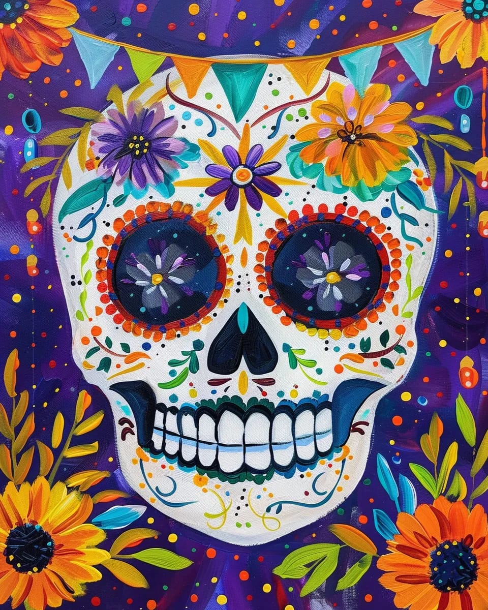 Sugar Skull Calavera- Create your Own Design