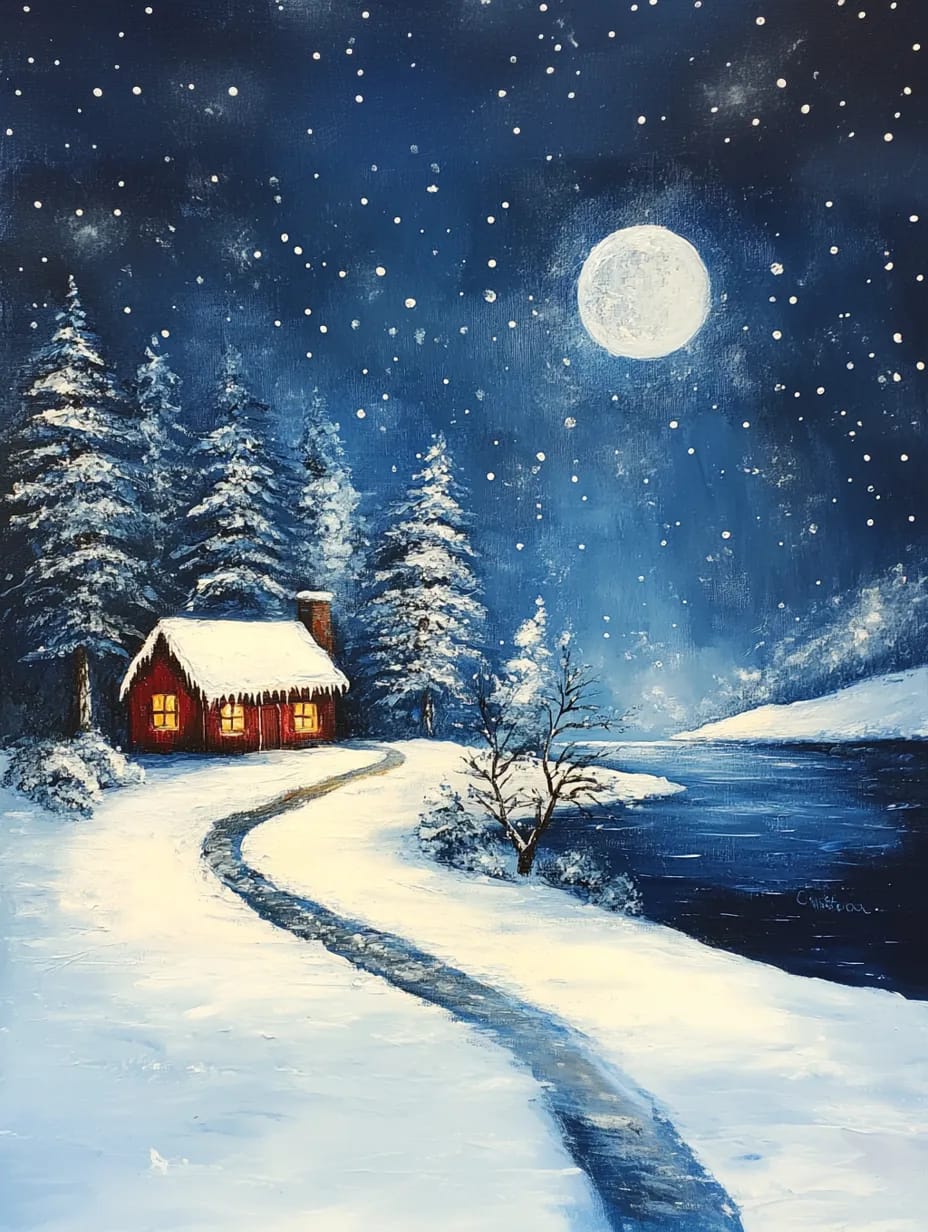 Silent Night, Starry Sight Winter Cabin Escape