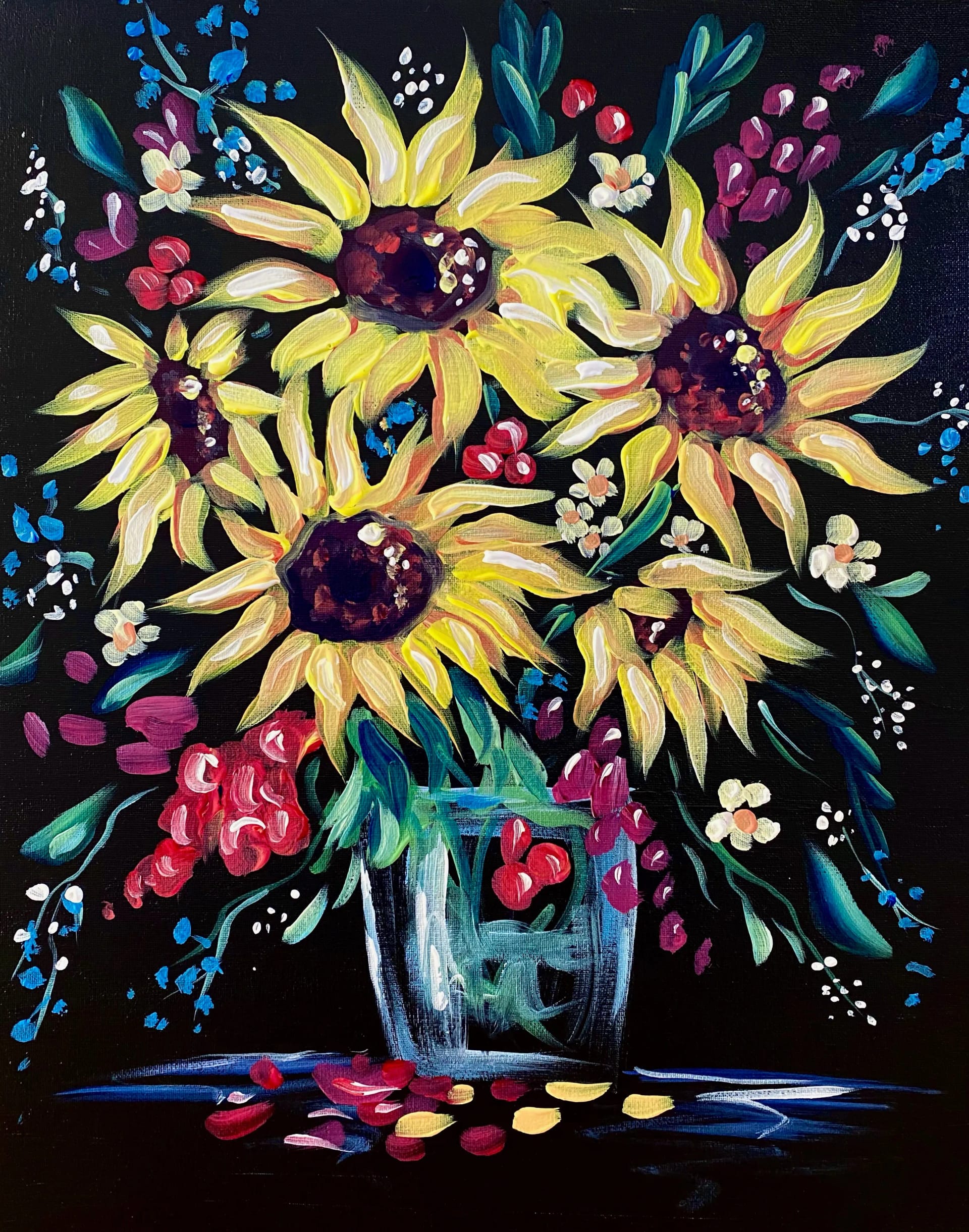 Grateful Sunflowers