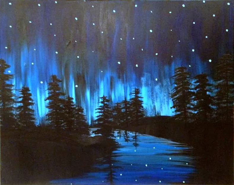 Aurora on the River