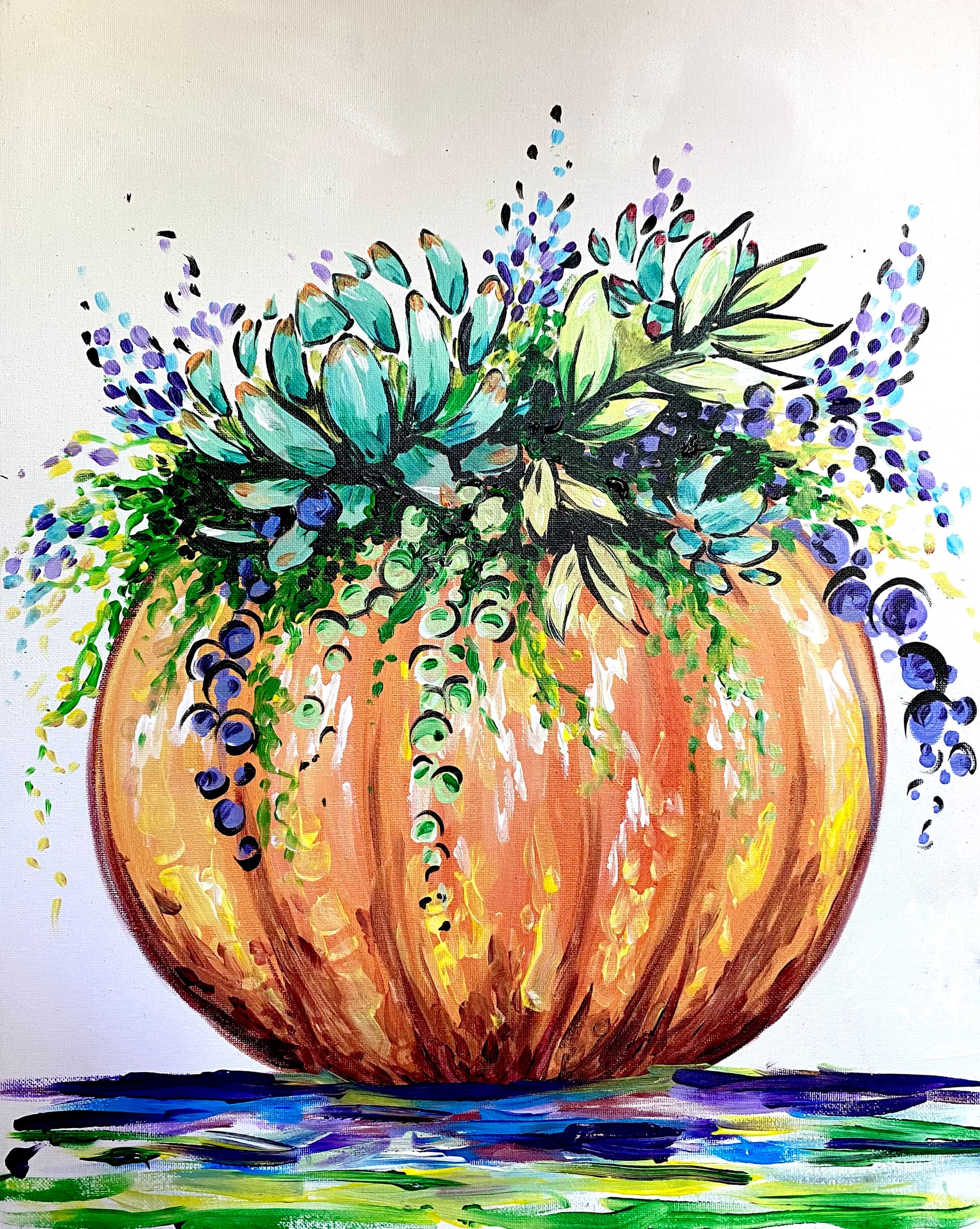 Paint Nite at Tejas Meat Supply — Painting