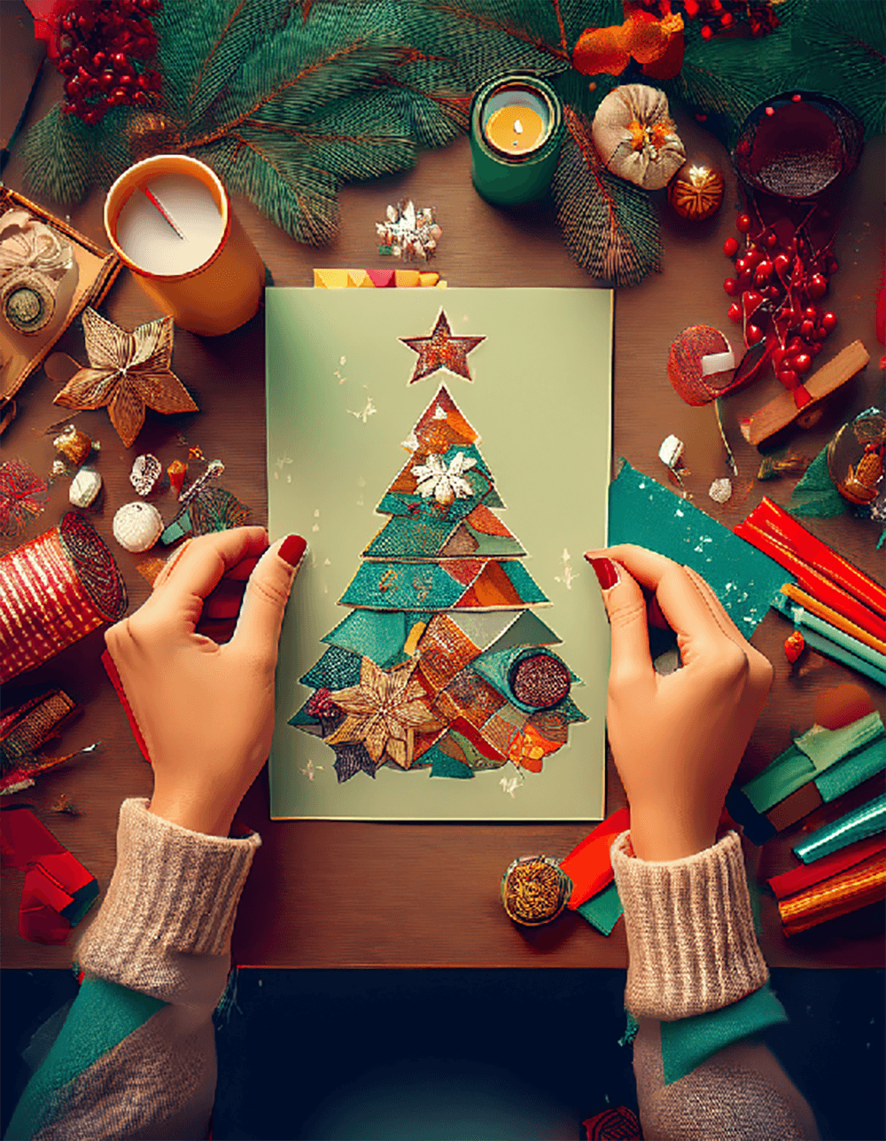 Holiday Greeting Card Making
