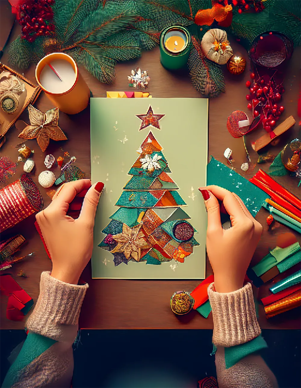 Holiday Greeting Card Making
