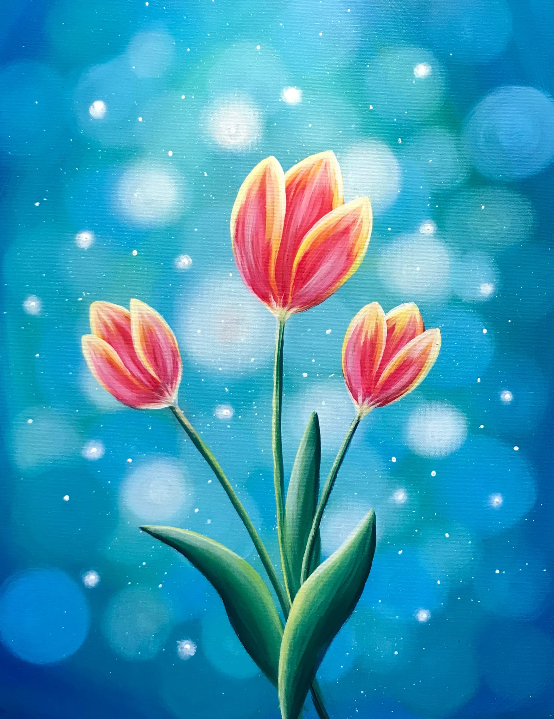 Radiant Tulips