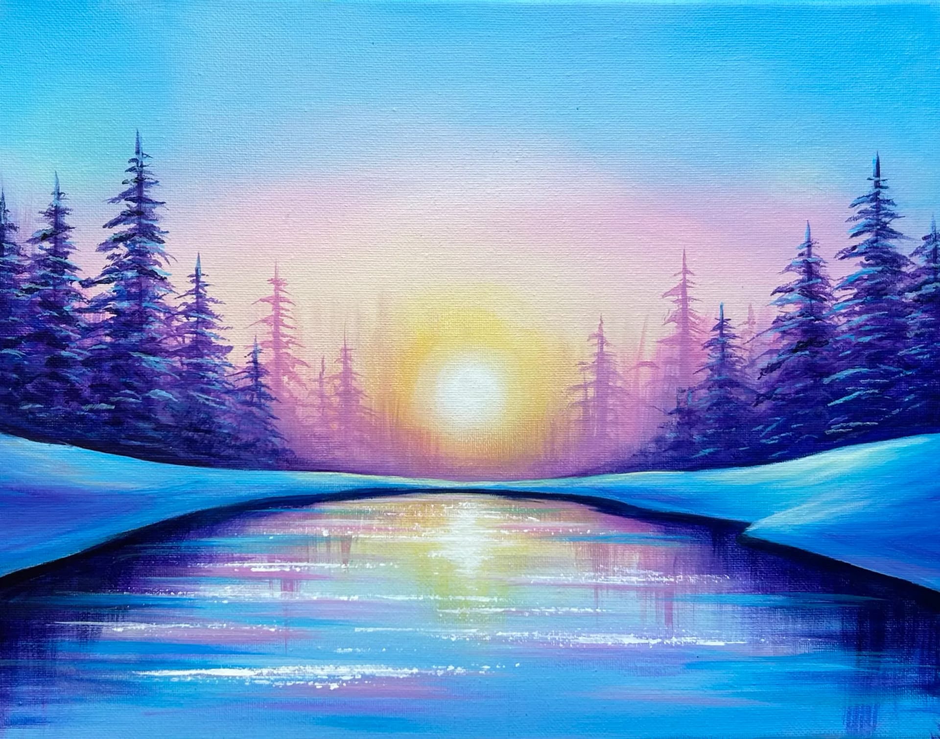 Soft Winter Sunrise