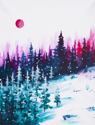 Snowfall in the Pines