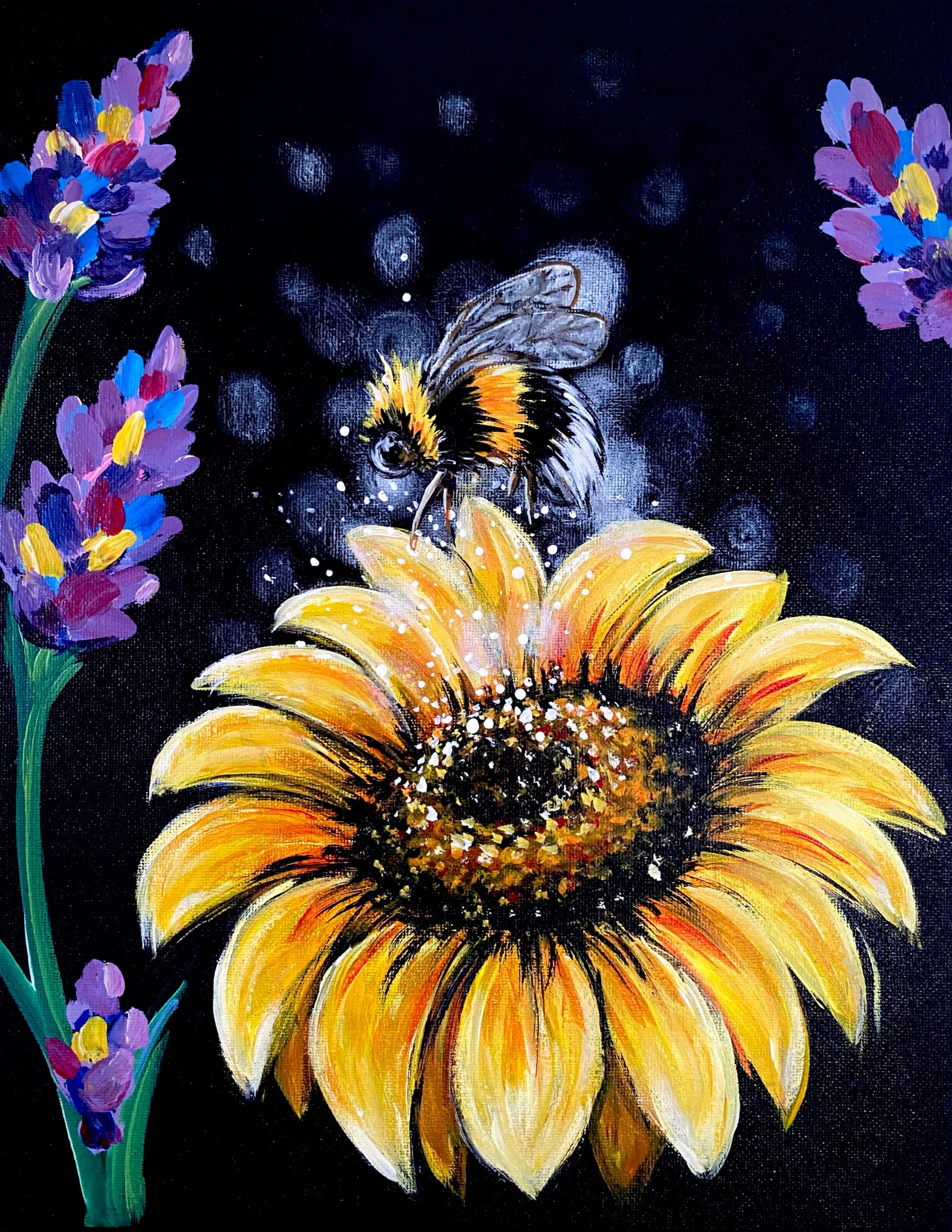 Sunflower and Bumblebee