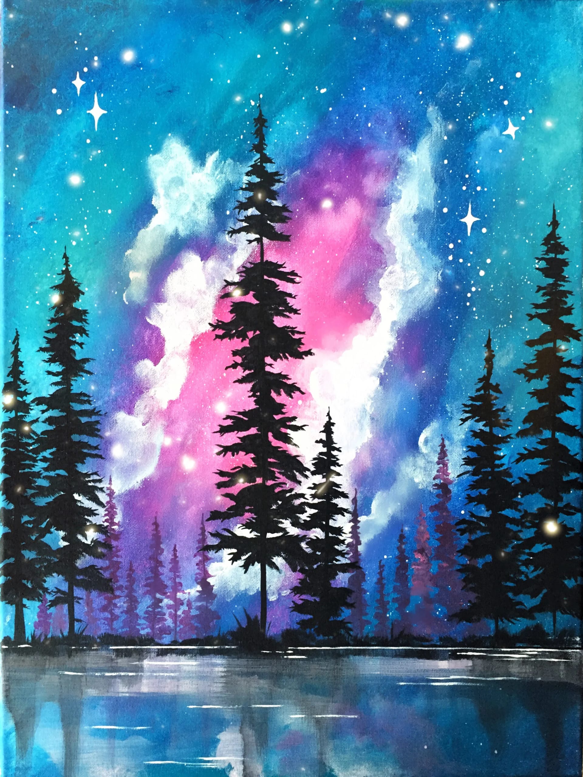 Twinkling Light Galaxy Lake
