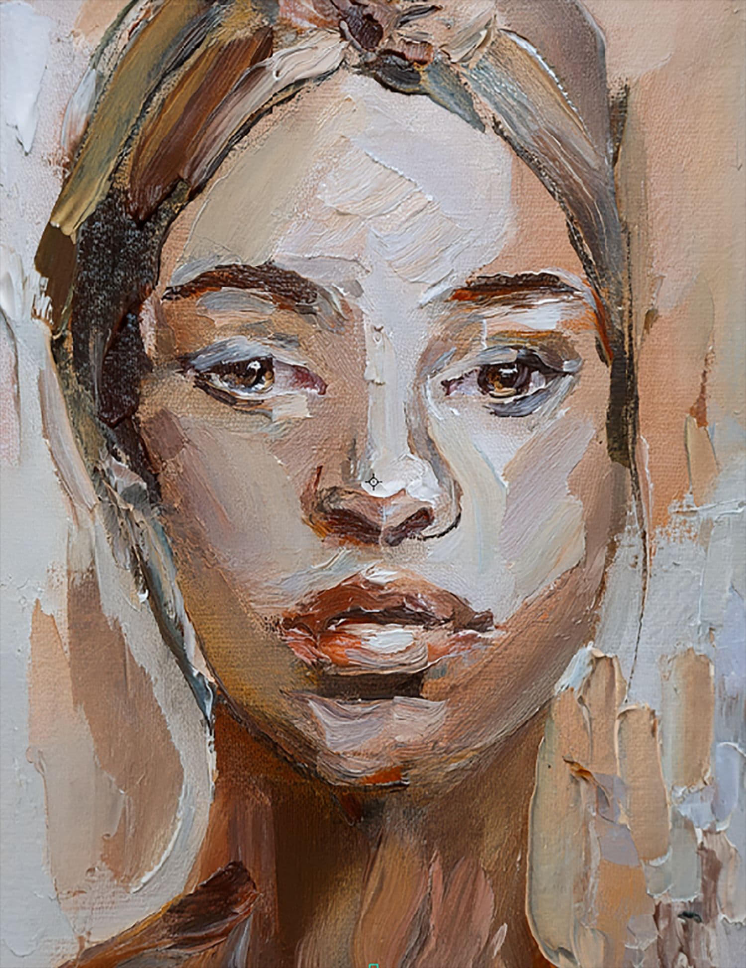 Abstract Self-Portrait in Neutrals