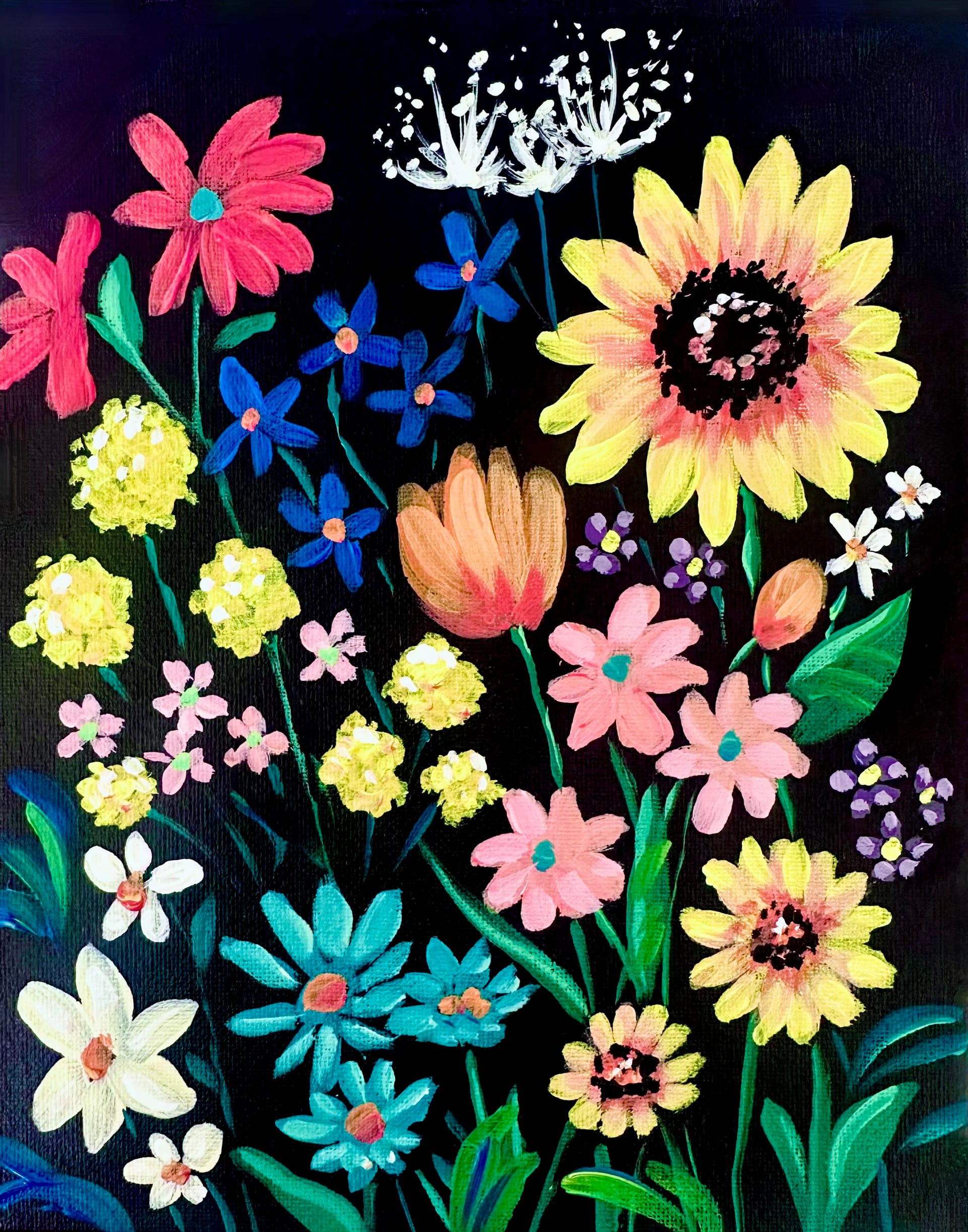 Floral Garden Rainbow