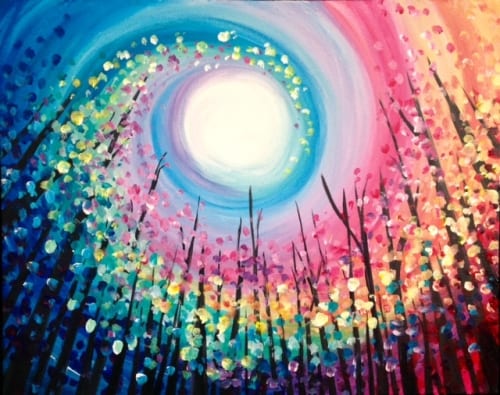 Paint Nite artwork and events