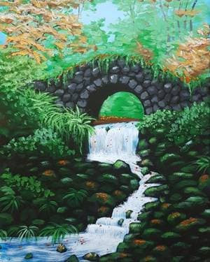 Water Under the Bridge II - Paint Nite event in Brentwood, CA