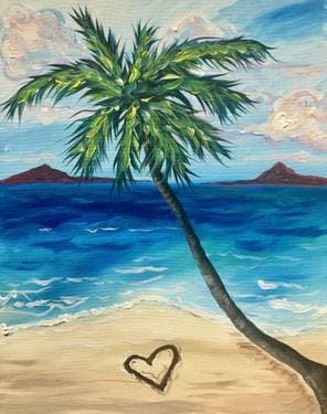 Meet me at the Beach - Paint Nite event in San Jose , CA