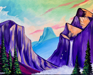 Peaking @ Yosemite - Paint Nite event in San Jose, CA